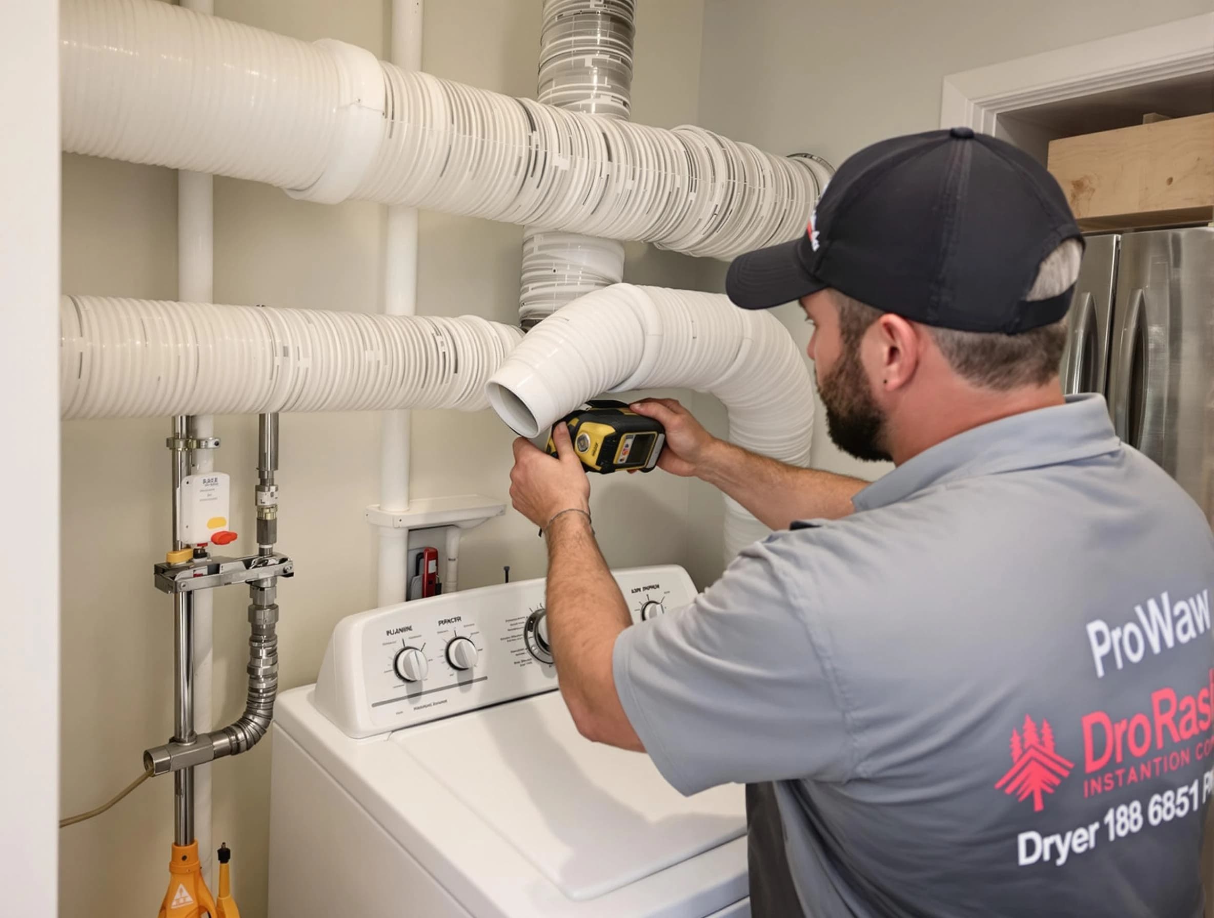 Professional dryer vent hose installation by Chartiers Dryer Vent Cleaning in Chartiers