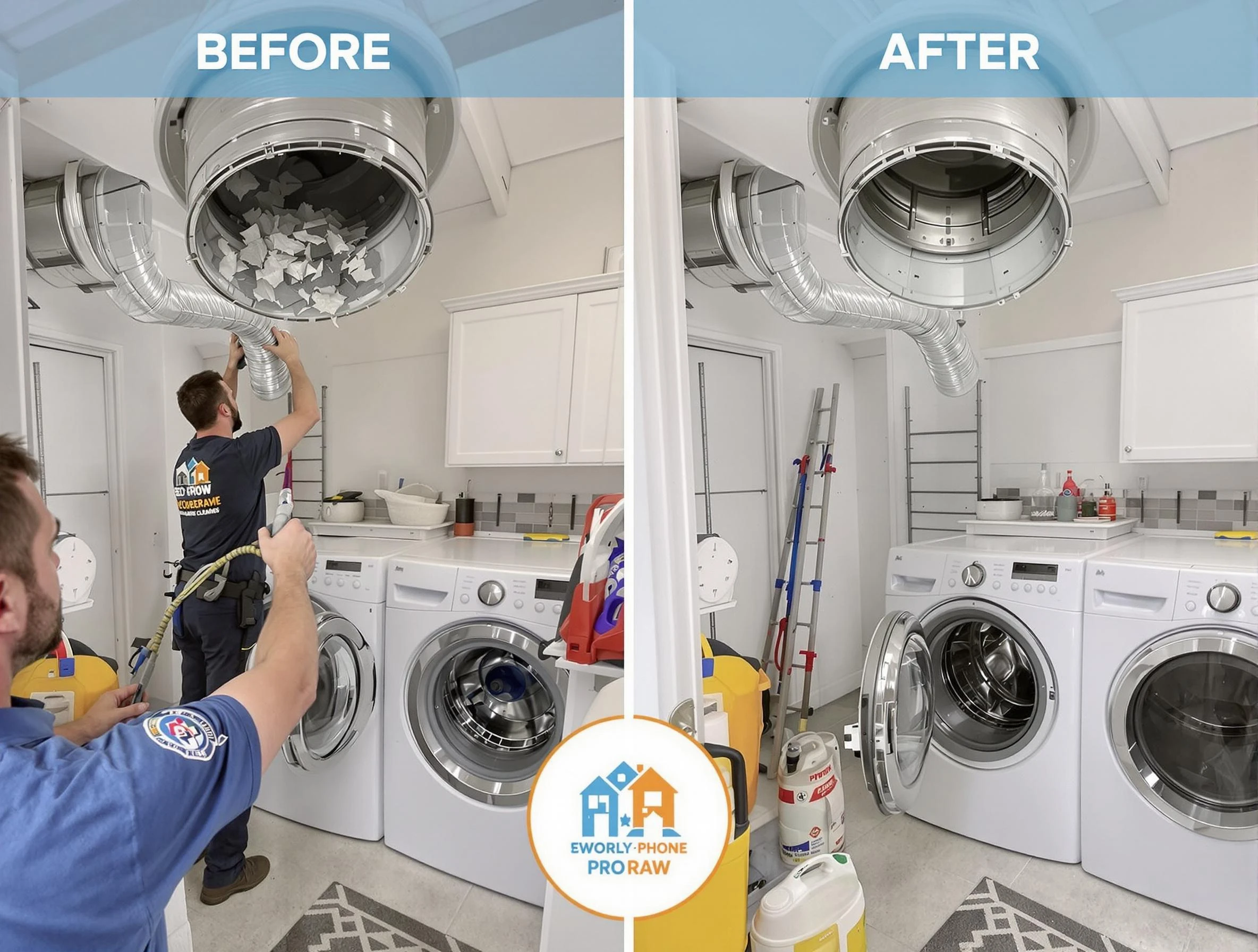 Residential dryer vent cleaning by Chartiers Dryer Vent Cleaning in Chartiers